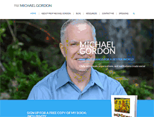 Tablet Screenshot of profmichaelgordon.com